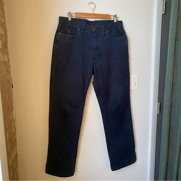 Polo Ralph Lauren Other - Polo Ralph Lauren Men’s Dark Blue Denim Jeans 100% cotton size L